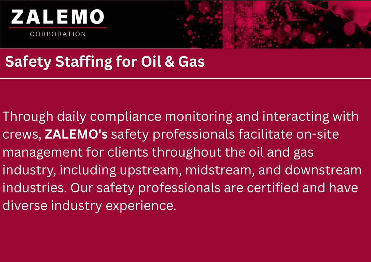 Safety Staffing for ZALEMO in Houston, TX