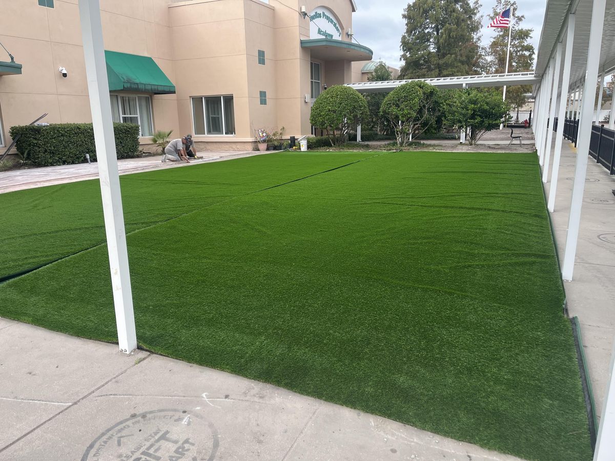 Rock Installation for Hefty's Helpers in Saint Petersburg,  FL