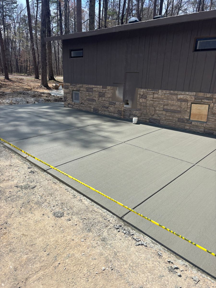 Concrete Slab Construction for Tommy Moore Construction in Anderson County, TN