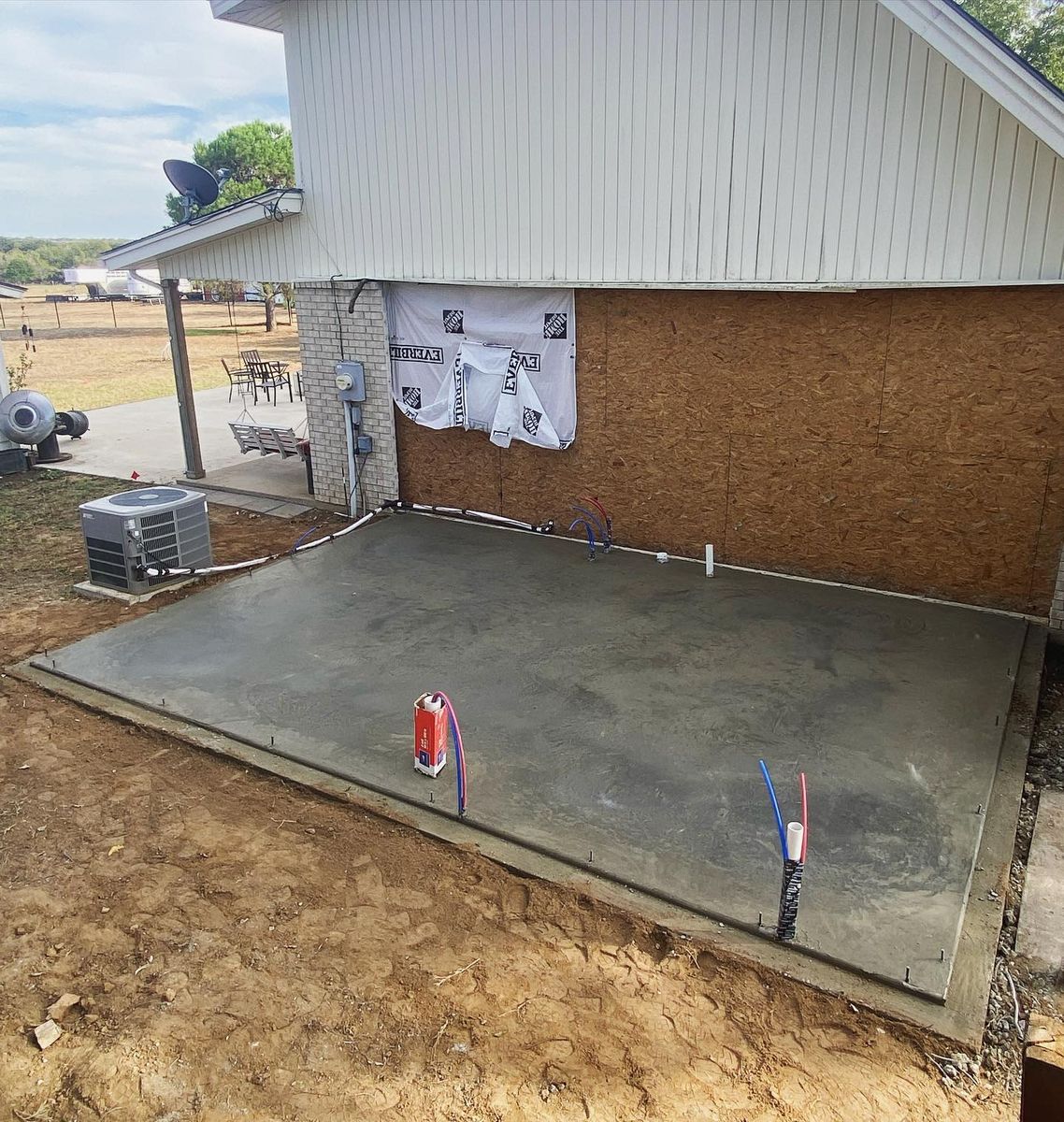 Patios for G2 Custom Concrete in Dallas, TX