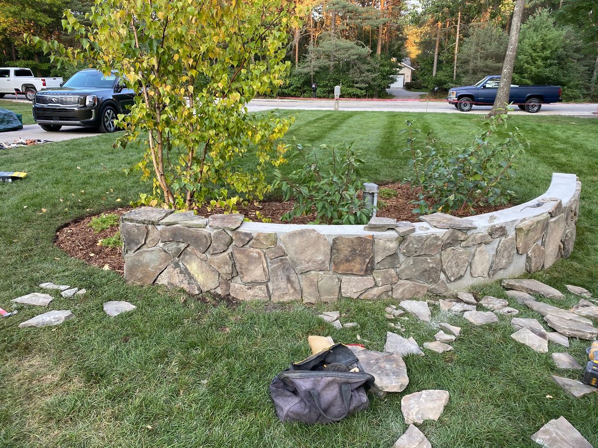 Retaining Wall Construction for Greenscape Lawns in Montague, MI