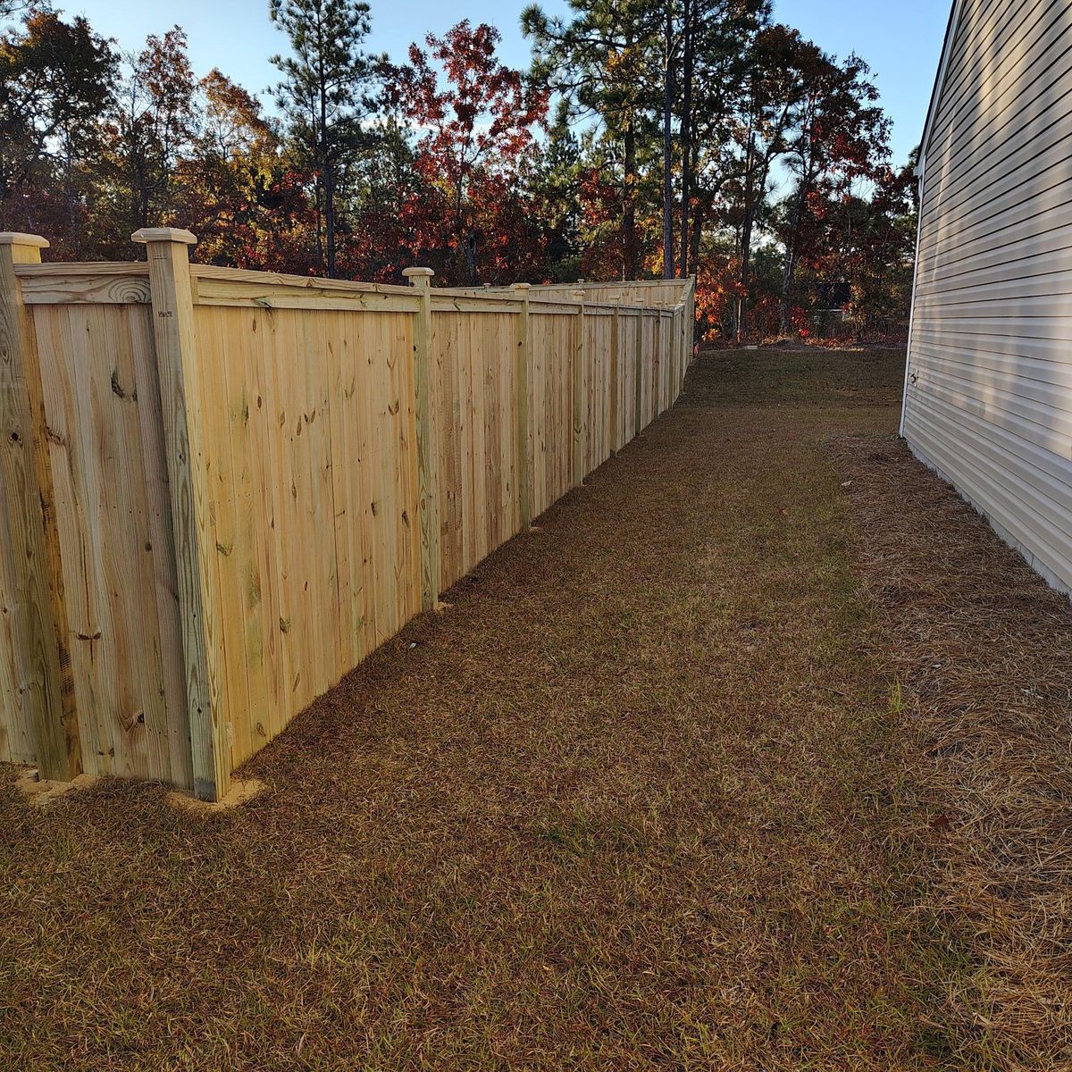 Fence Installation for JB Nealy Fence in Elgin, SC