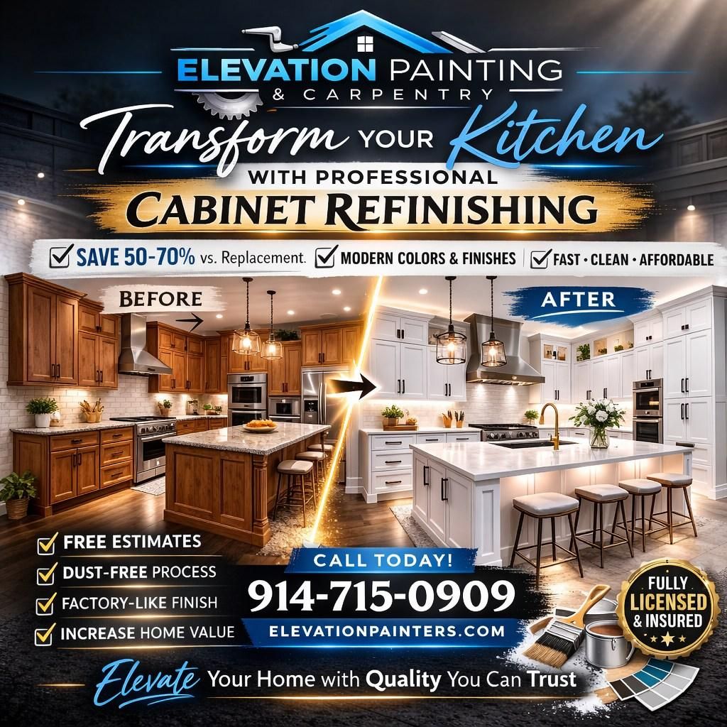 Interior Painting for Elevation Painting & Carpentry in Westchester County, NY