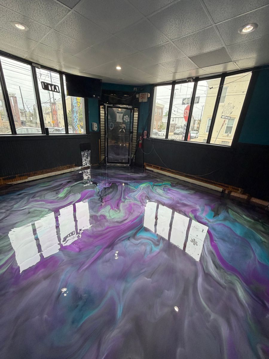 Commercial Epoxy Flooring for Lone Wolf Coatings in Philadelphia, PA