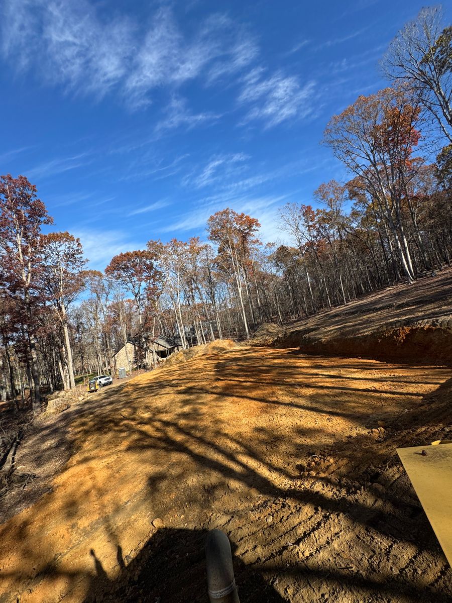 Site Preparation for Strange Excavating & Utilities in Lenoir City, TN