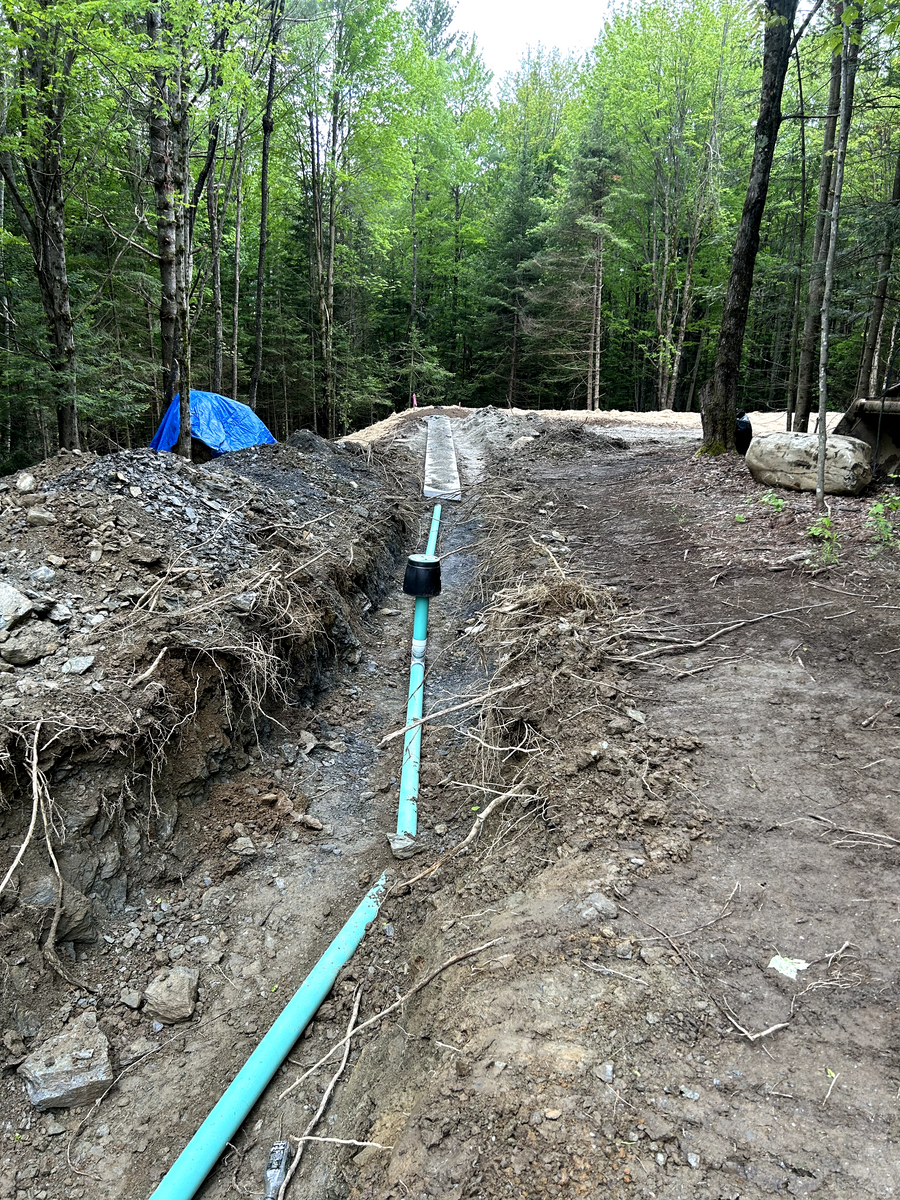 Site Preparation for Andy Naylor Excavation in Johnson, VT