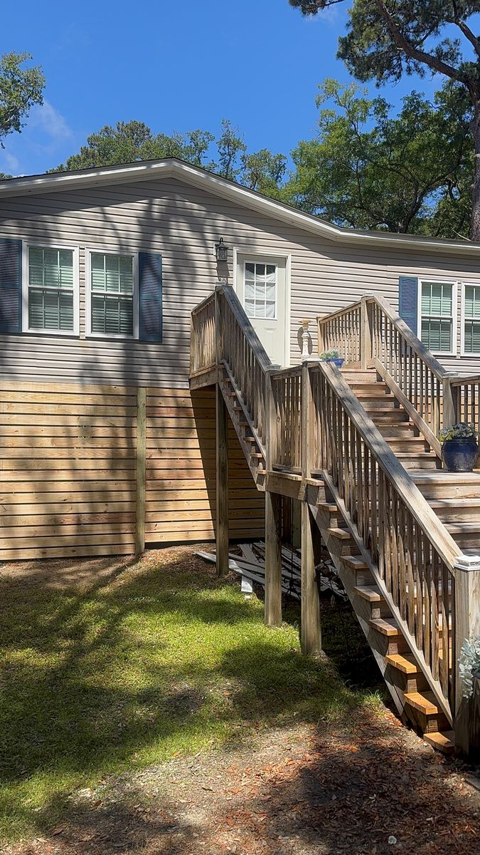 Deck & Patio Cleaning for Patriot Soft Wash LLC in Beaufort, SC