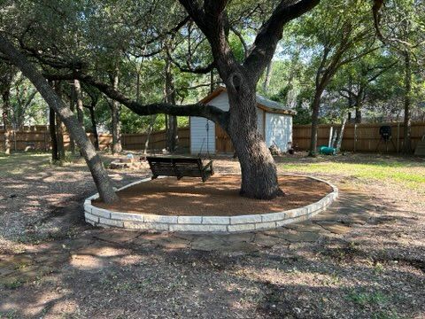 Stonework for L & L Landscape and Design in Weatherford, TX