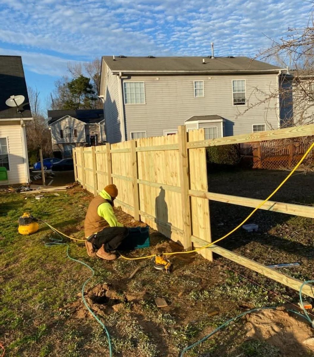 Fencing for All Out Construction in Atlanta, GA