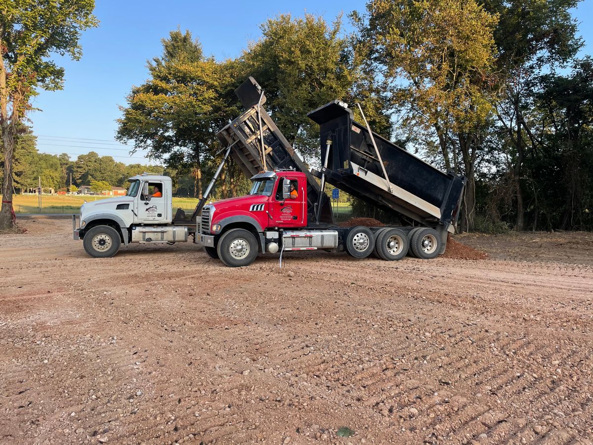 Hauling/Trucking for JUSTIN JACQUES LLC DBA DOUBLE J EXCAVATION in Nashville, AR