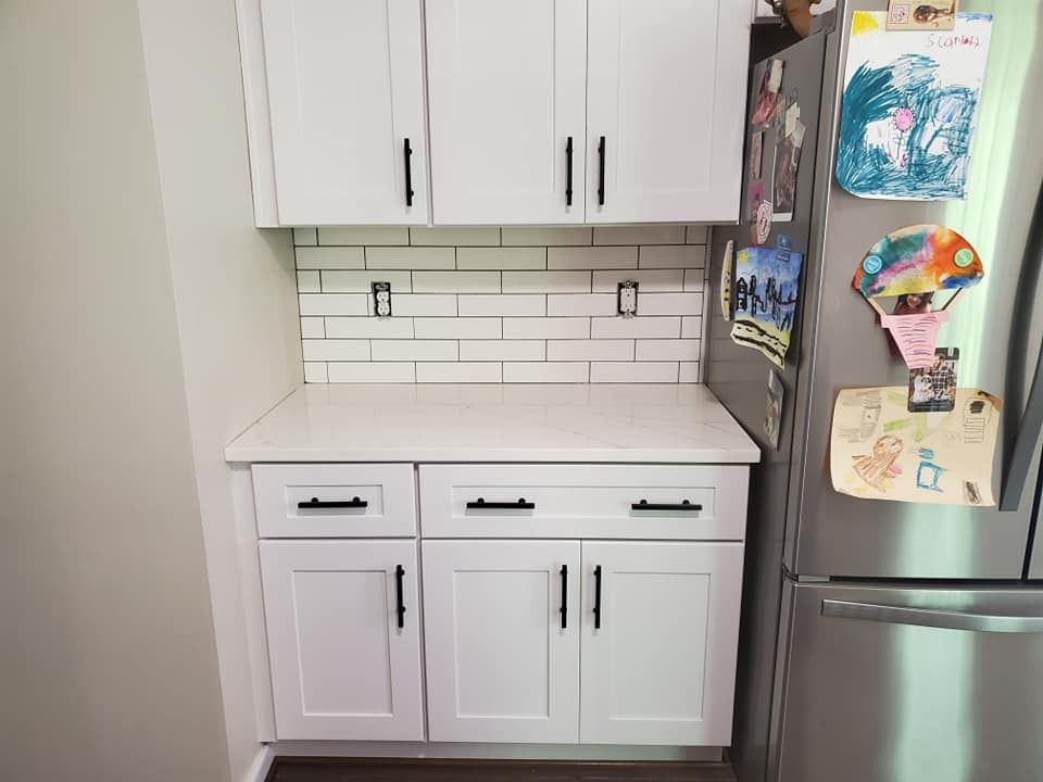 Kitchen Backsplash Tiling for Thomas Tile and Stone LLC in North Chesterfield, VA