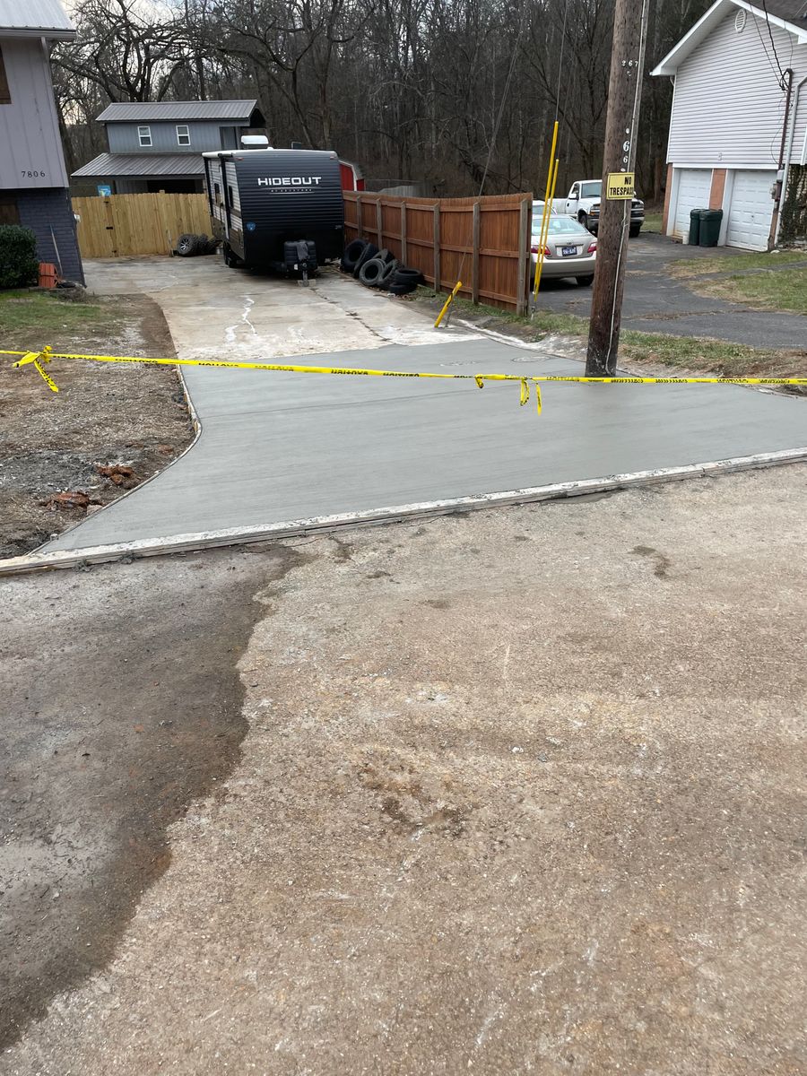Concrete for Tommy Moore Construction in Anderson County, TN