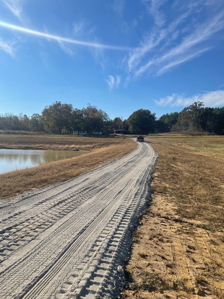 Driveway Construction for Gibby's Home and Land Services in Memphis, TN