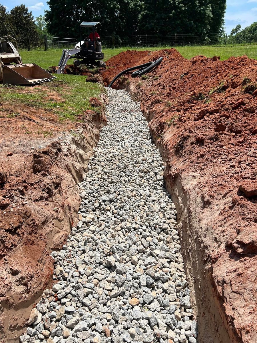 Footers for Seay’s Septic in Inman, SC