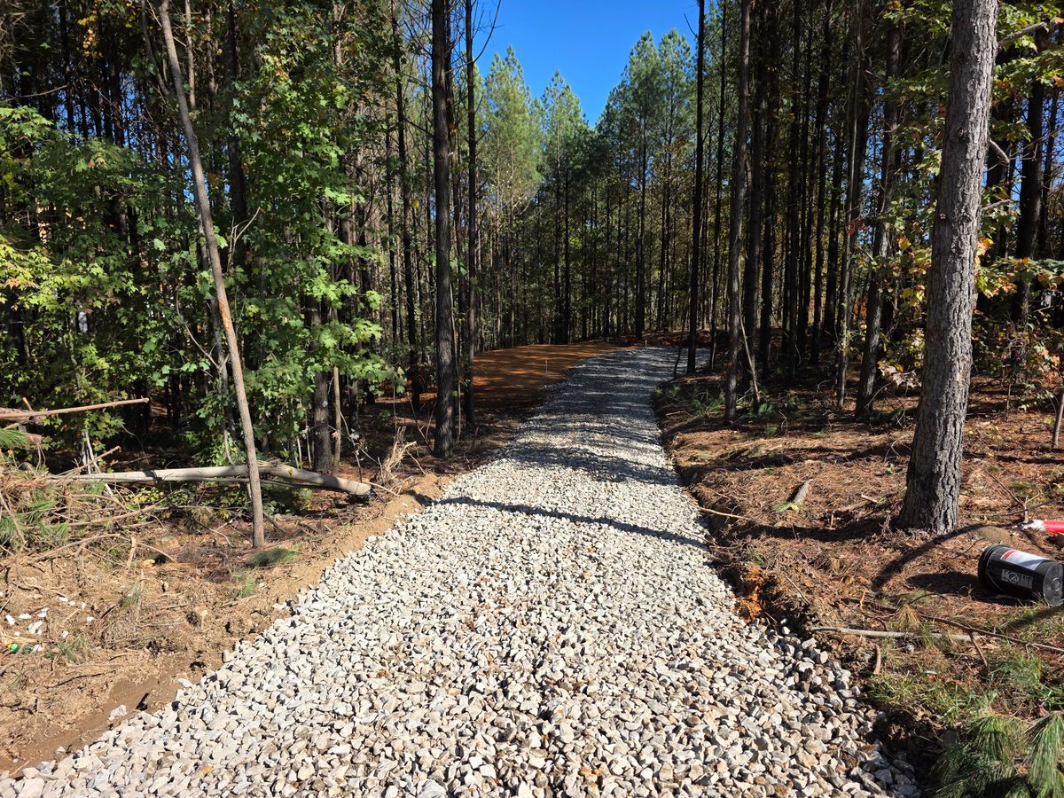 Roadbeds for H&H Earthworks in Decherd, TN