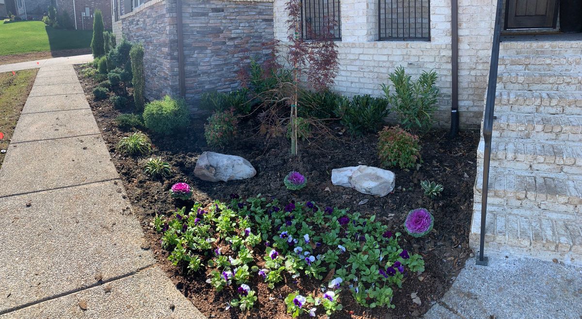 Landscape Design and Installation for Russell's Lawn Care Plus in Nashville, TN