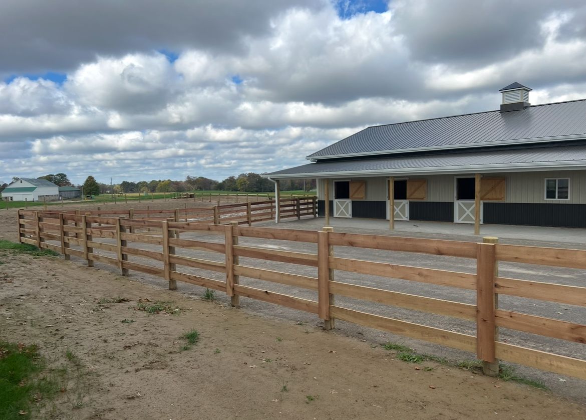 Fence Installation for Double H Fencing in Hartville, OH