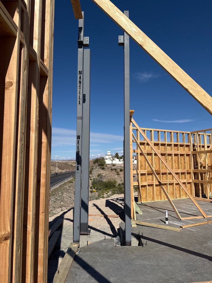 Framing for Ant Farm Construction in Kingman, AZ