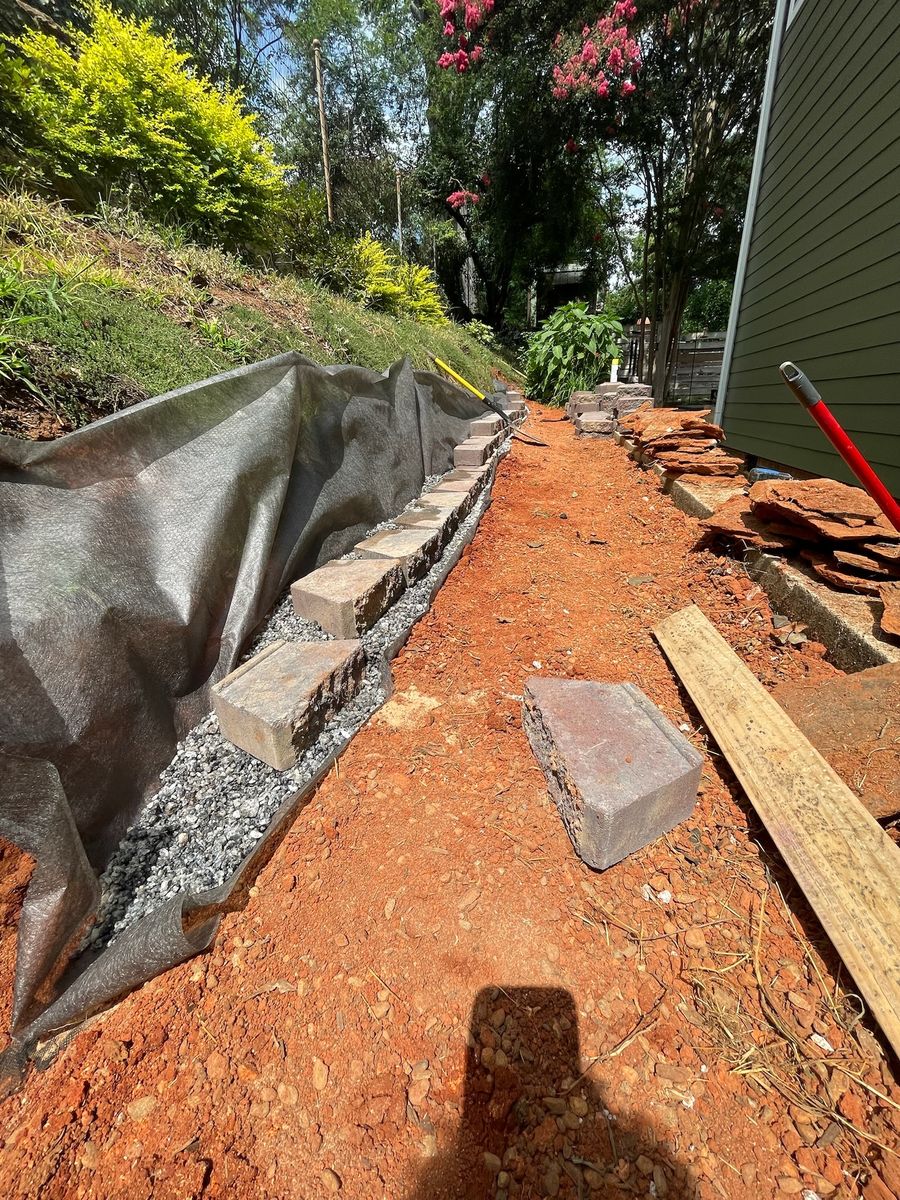 Hardscaping for Down To Earth Tree and Landscaping in Greenville, SC