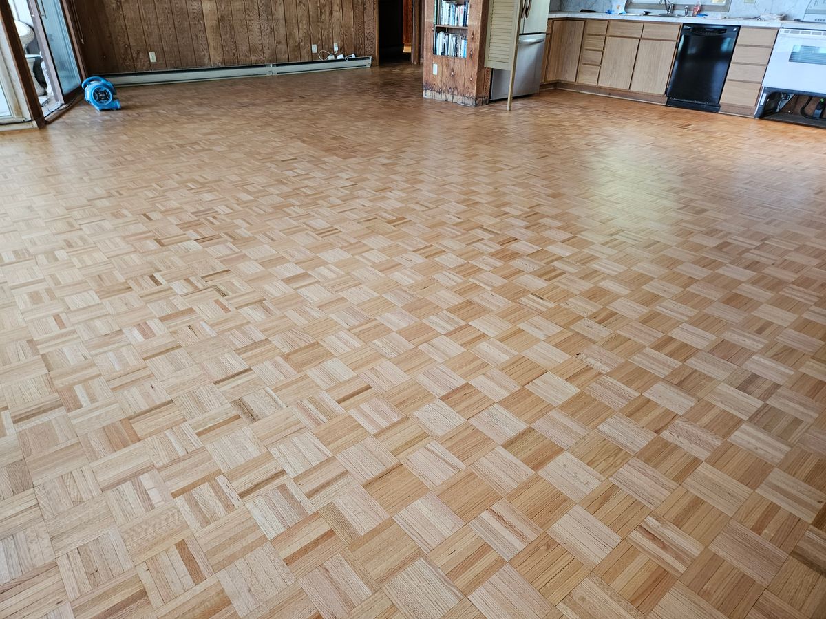 Refinish Old Hardwood for AVance Flooring in Bridgman, MI