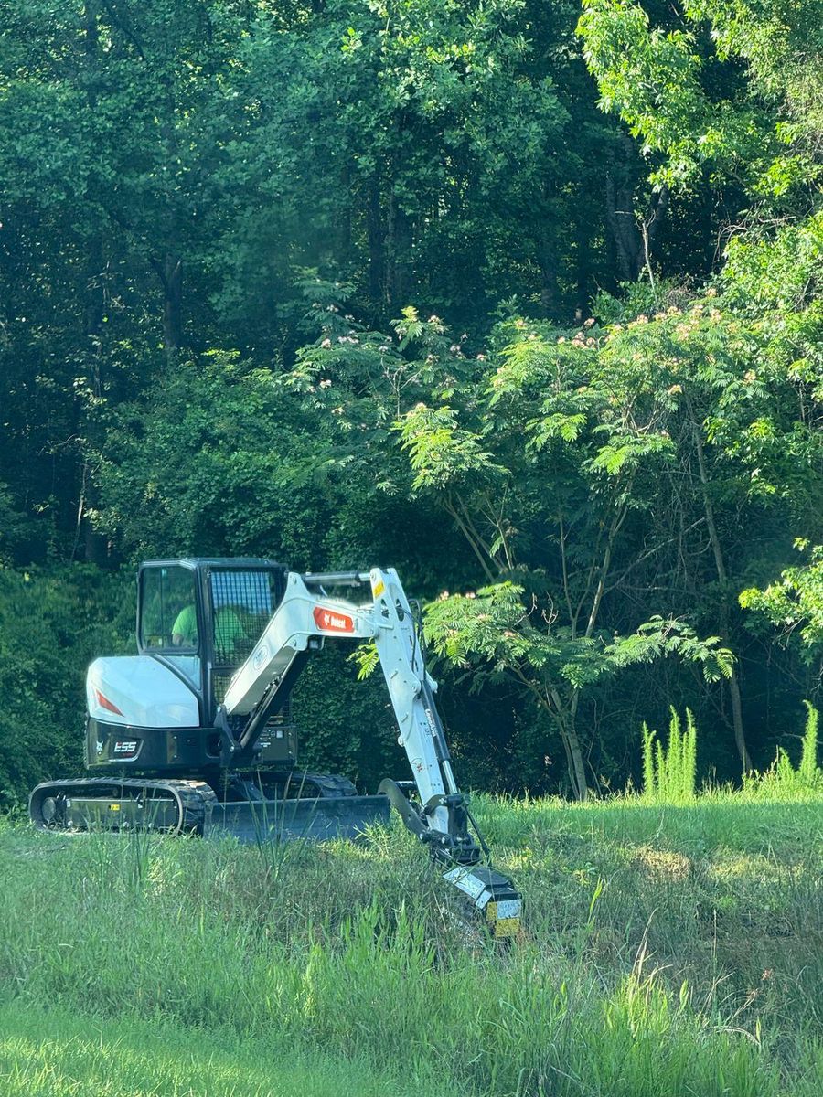 Forestry Mulching for Southern Stronghold Earthworks in Benson, NC