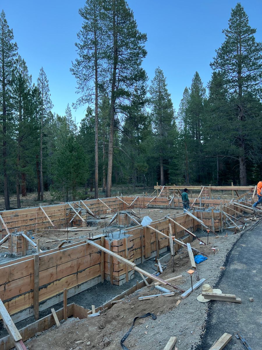 Foundation Installation for Barraza Construction Inc in Truckee, CA