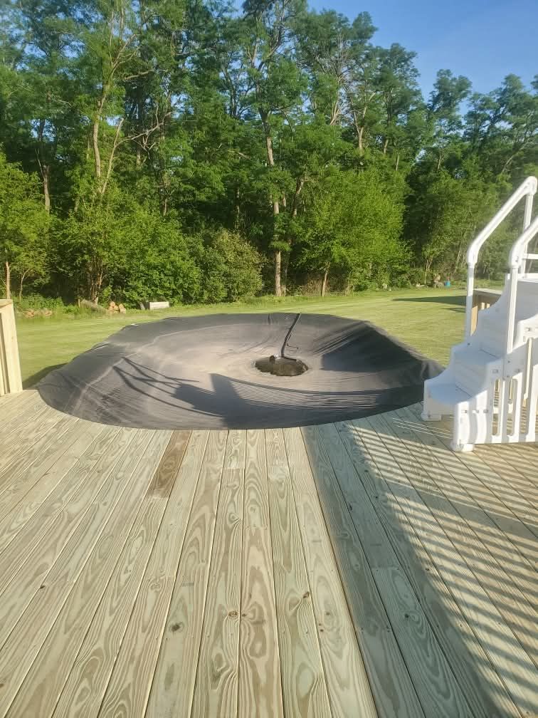 Deck / Patio and Fence Installation for K.O. Construction & Remodeling in Washington, IL