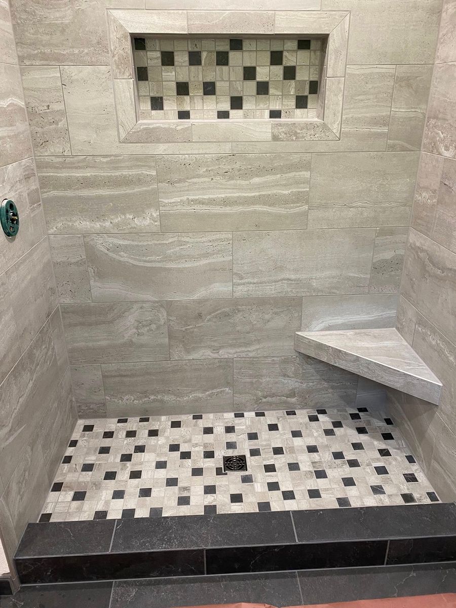 Bathroom Tiling Installation for Premier Tile Masters in Manteca, CA