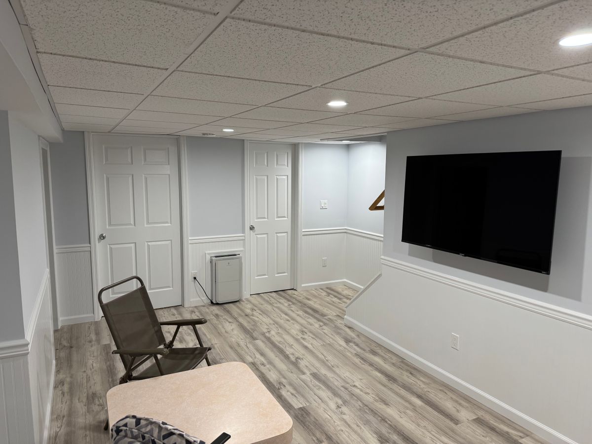 Basement Renovation for Make It Right Contracting in East Hampton, NY
