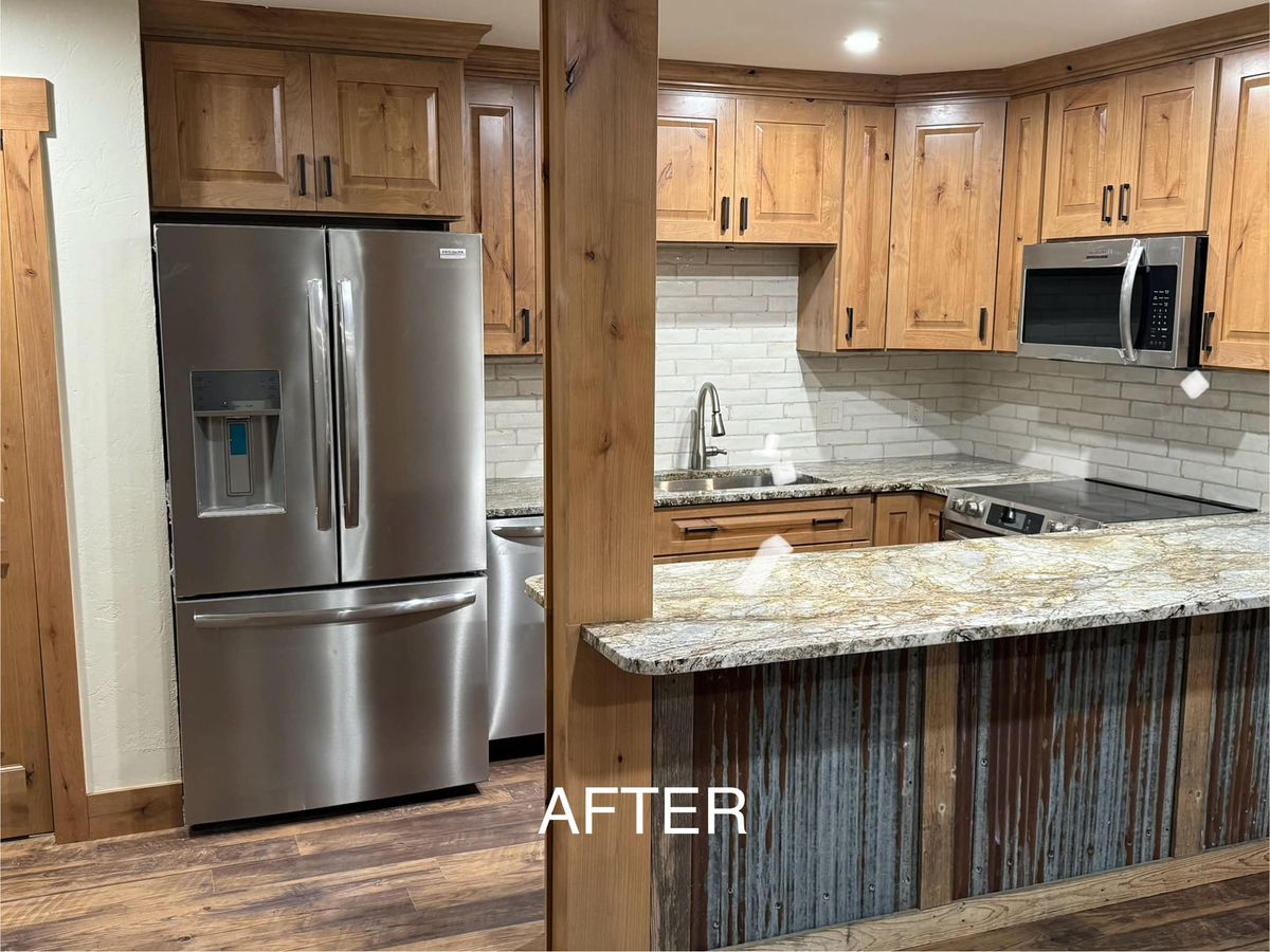 Kitchen Renovation for R.R. Young Construction in Craig, CO