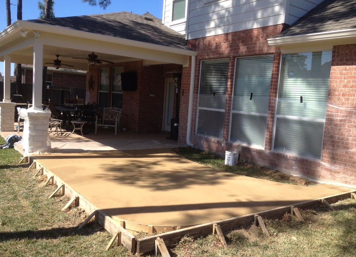 Pool & Patio Restoration for Texas Curb N Borders in Houston, TX