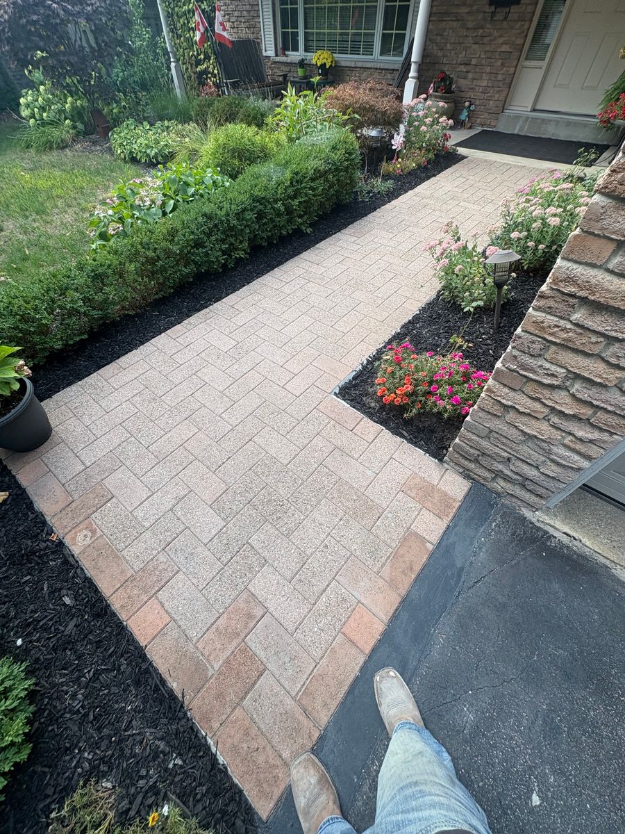 Interlock Pressure Washing & Re-Sanding for Pure Pavers Restoration in Burlington, ON