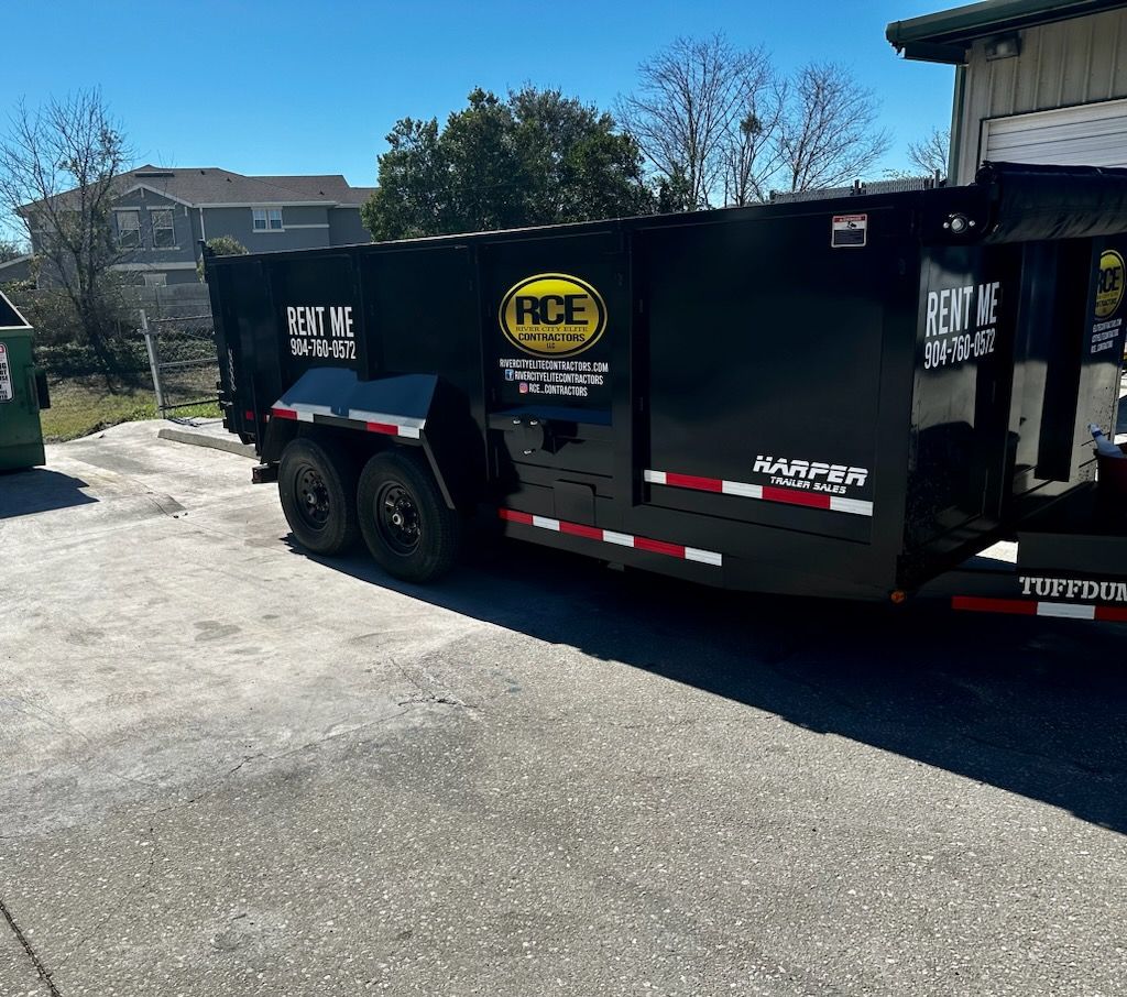 Dumpster Trailer Rental for River City Elite Contractors in Jacksonville, FL