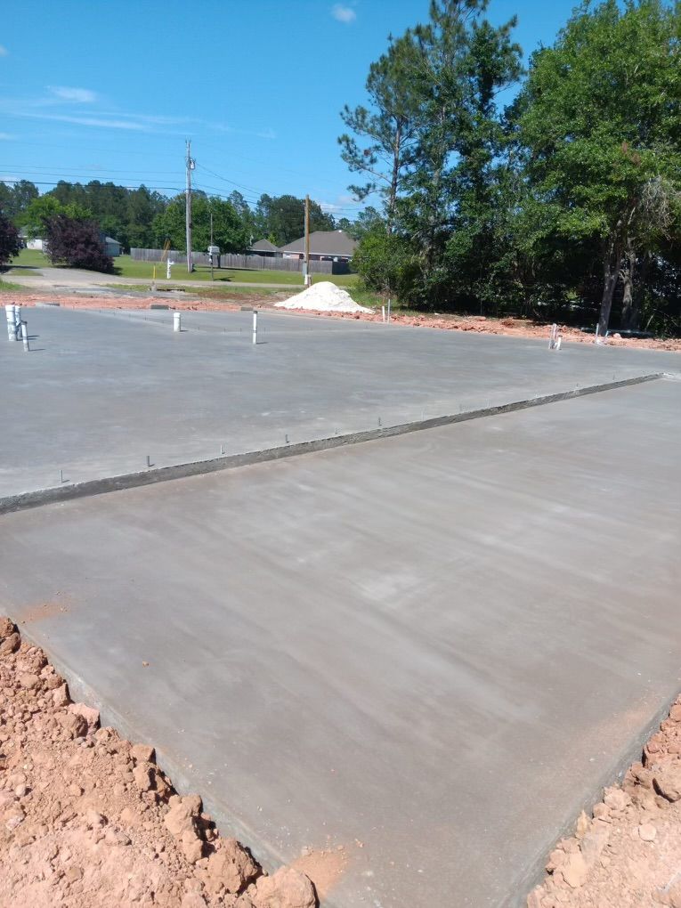 Concrete for Broadway & McMullen Construction in Hattiesburg, MS