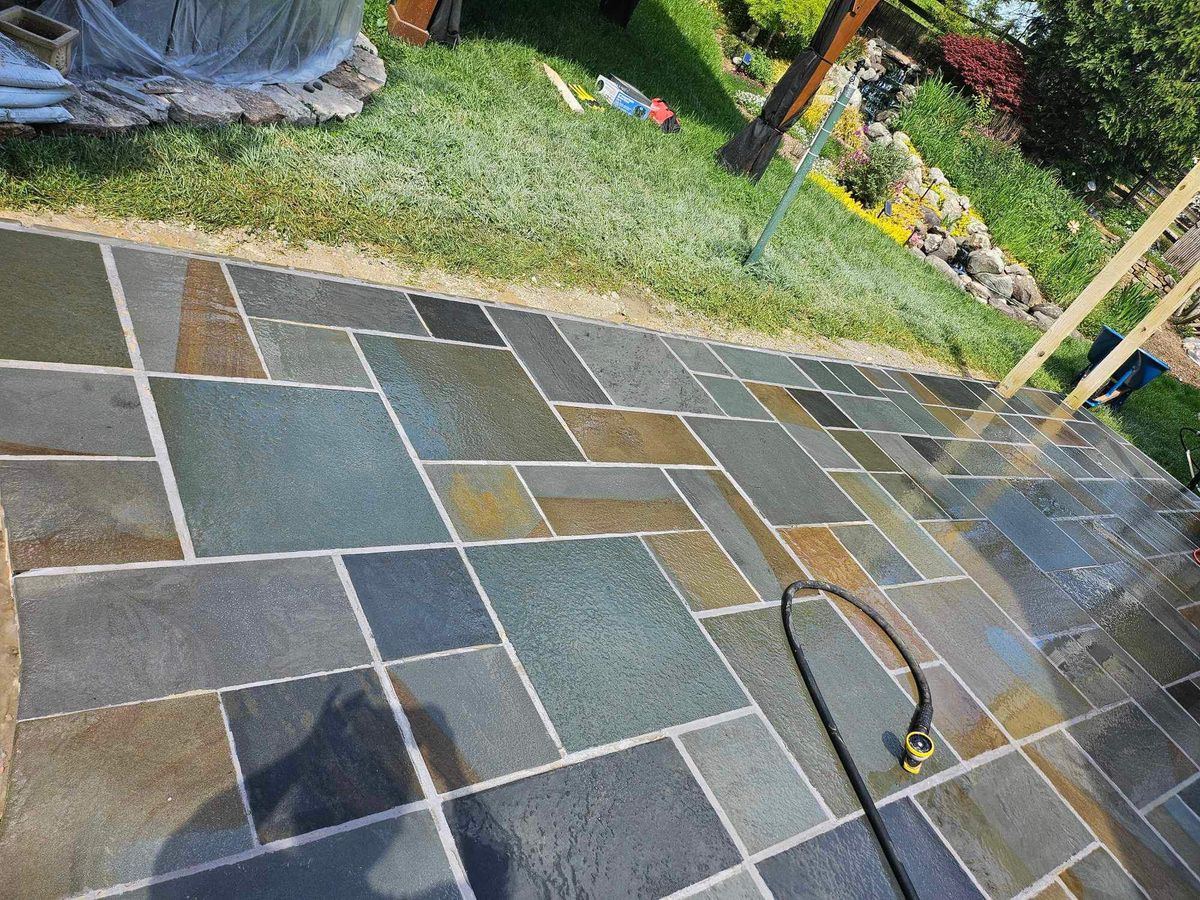 Patio Design & Construction for Matteo Hardscapes in Towson,  MD