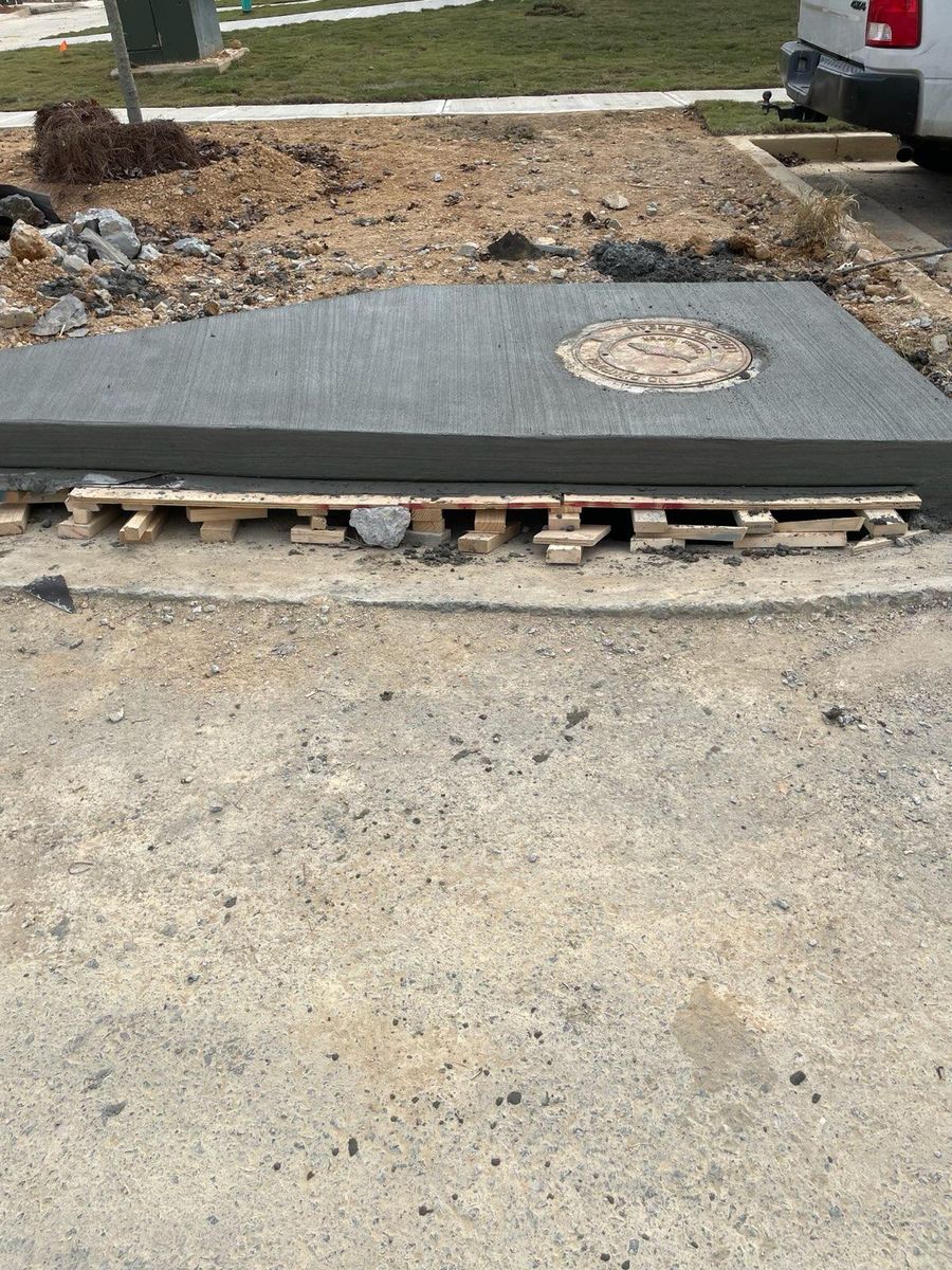 Development / Curb work for CANALES CONSTRUCTION in Marietta, GA