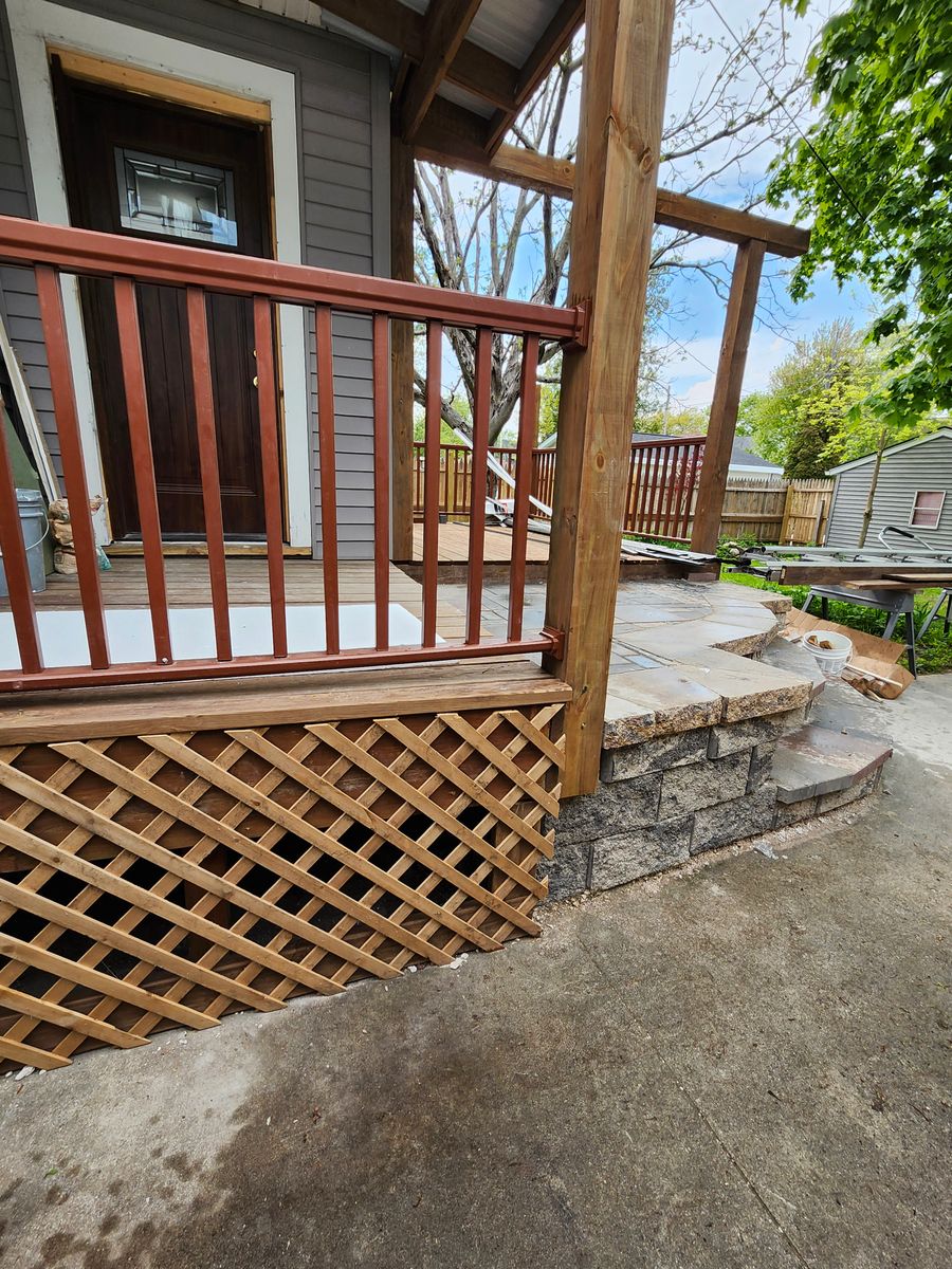 Deck & Patio Installation for KAB Roofing & More in Sheboygan, WI