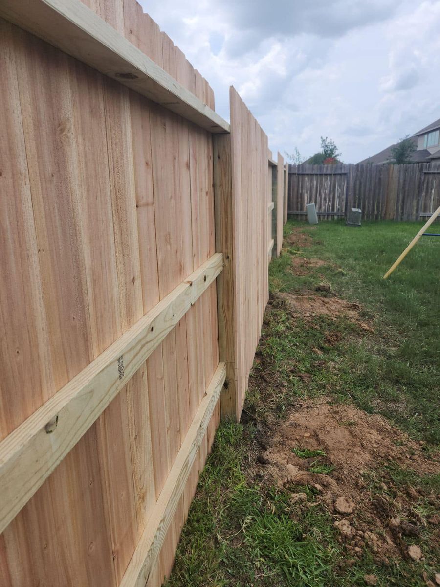 Fencing for Mr. Mendez's Construction in Houston, TX