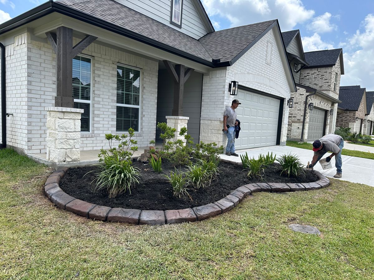 Landscaping for Texas Curb N Borders in Houston, TX