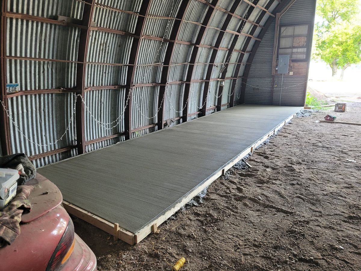 Concrete Slab Construction for Cousins Construction in Murdock, MN