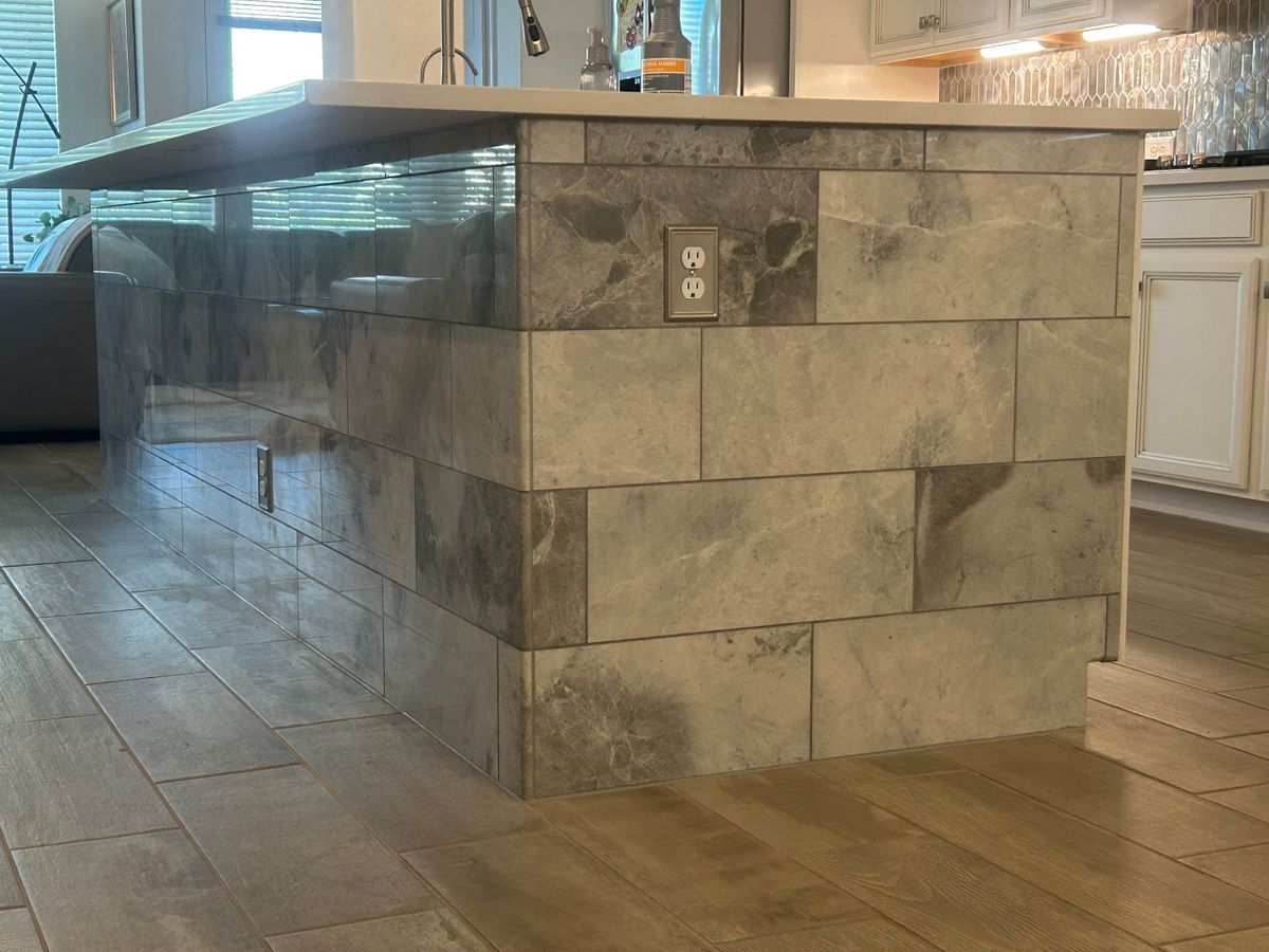 Kitchen for Guadalupe Tile Company in New Braunfels, TX