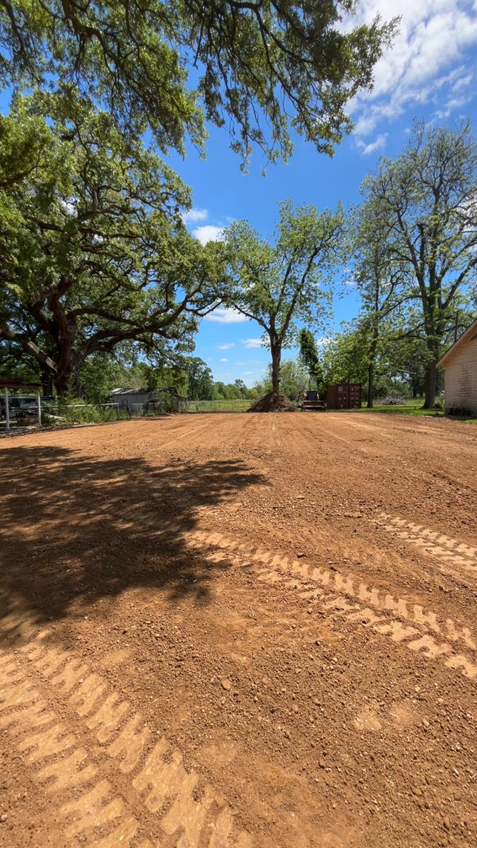 House pads & Driveway Installations for Lambert Equipment Services in Hessmer, LA