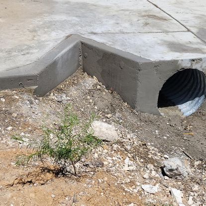 Stairs & Culvert Installation for PC Concrete & Design in Austin, TX