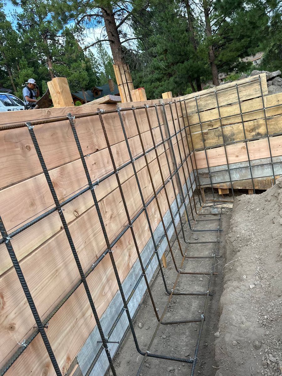 Foundation Installation for Barraza Construction Inc in Truckee, CA