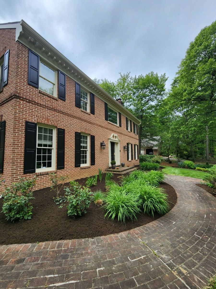 Mulch Installation for Wiley Landscape Design in York, PA