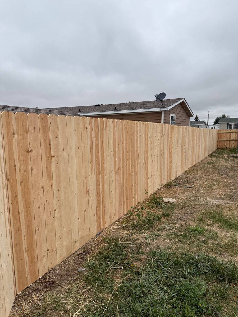 Fence Installation for DS Industries in Gillette, WY