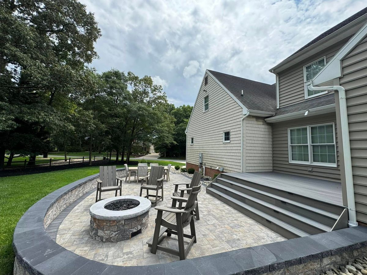 Patio Design & Construction for Broker Post Ground Crew in Sussex County, DE