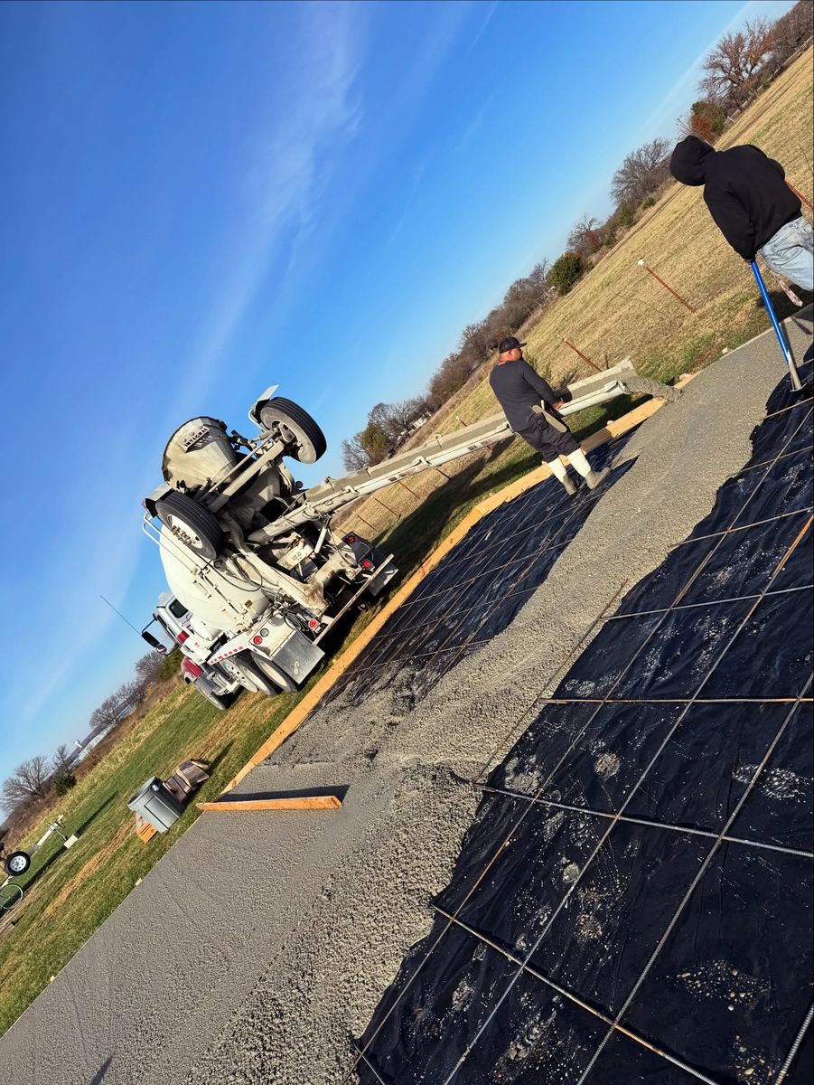 Foundation Laying for Pure Outdoors LLC in Tulsa, OK