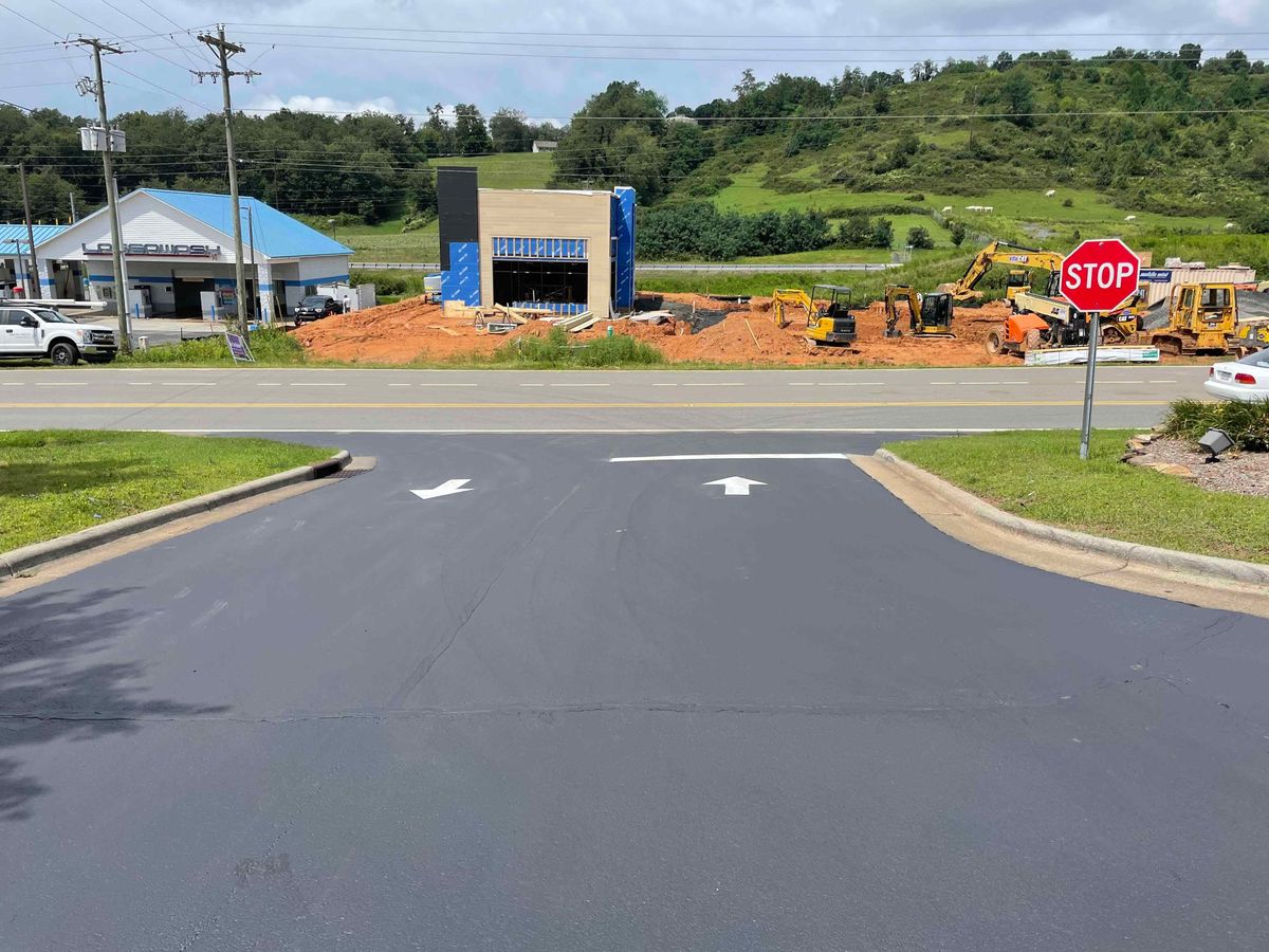 Asphalt Repair for Stripe A Lot in Knoxville, TN