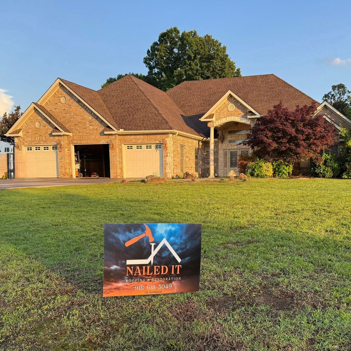 Roofing Replacement for Nailed It Roofing and Restoration in Checotah, OK